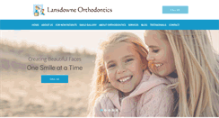 Desktop Screenshot of lansdowneortho.com